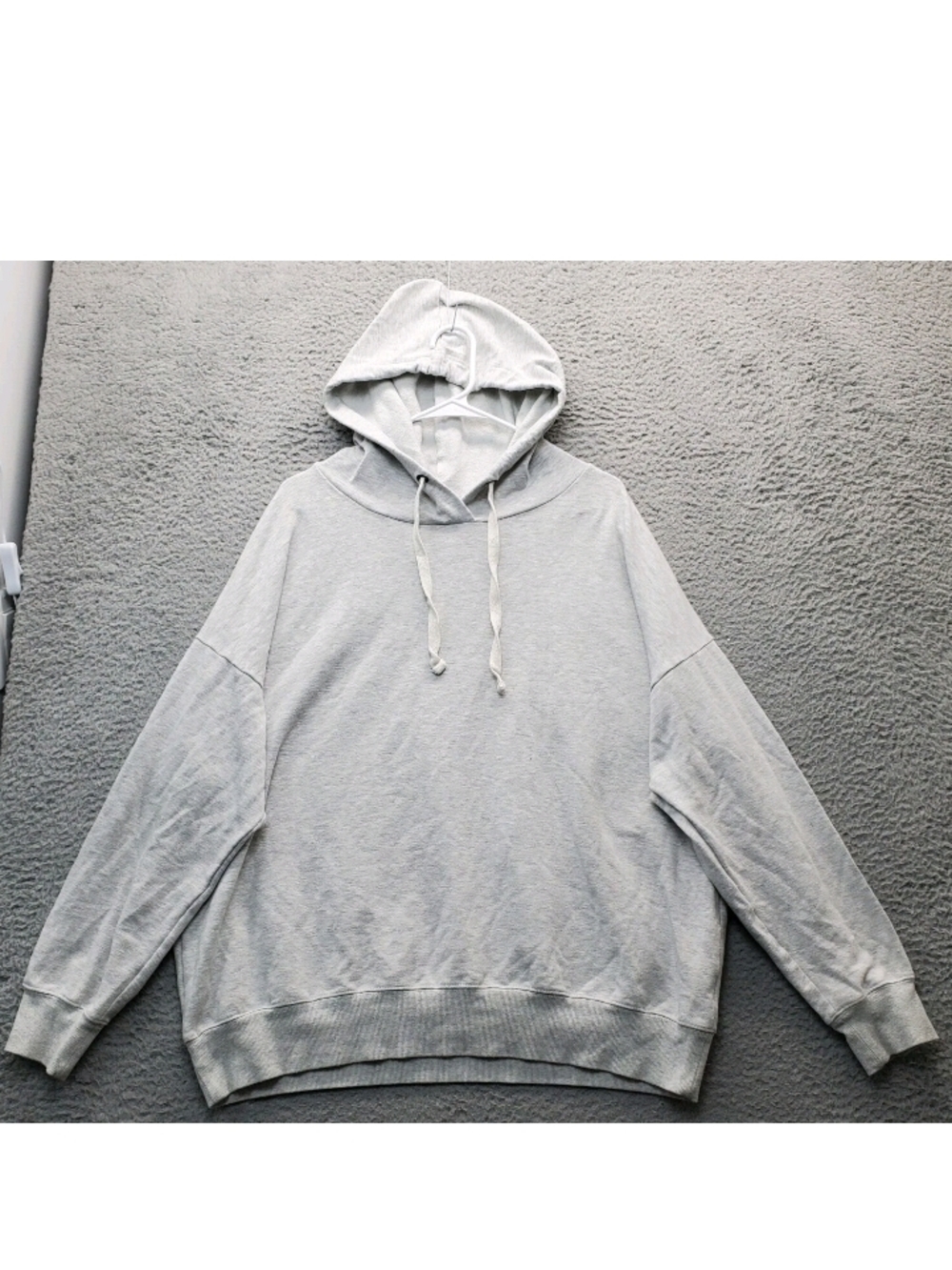 Buffalo David Bitton Light Heather Gray Hoodie Large As Is